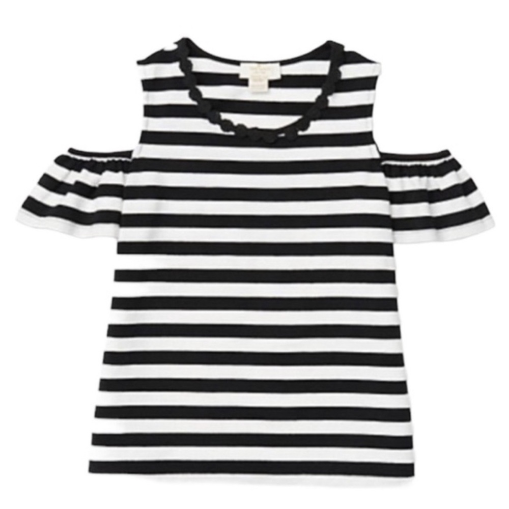 Like NEW Kate Spade girls cold shoulder top! - Picture 1 of 5